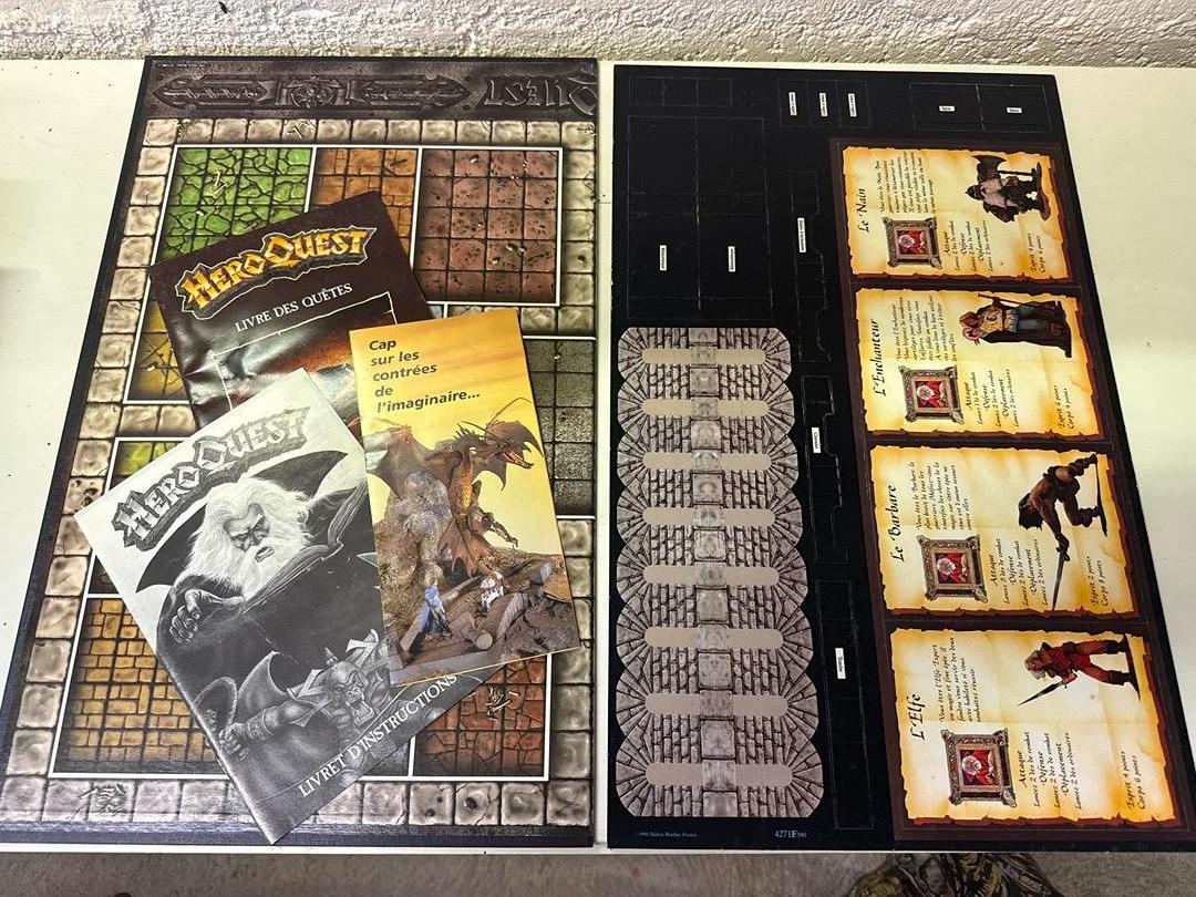 Heroquest Mb Games Workshop edition originale Fr 1989 Neuf sur grappes Non Dépunché