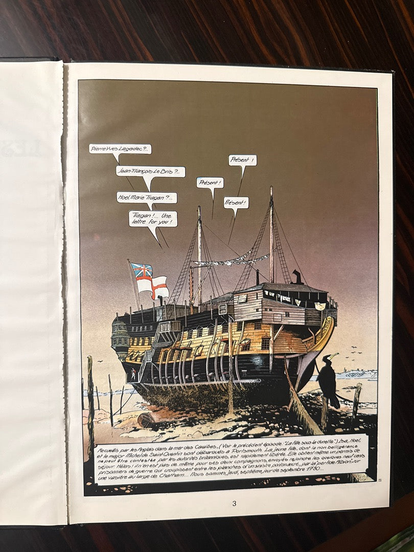 Bande dessinée – Les Passagers du vent T2 – Livre – Édition Glénat 1984
