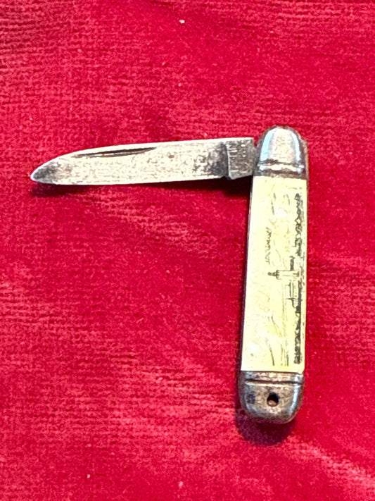 Couteau de poche – Souvenir de Lourdes – Collection – Vintage