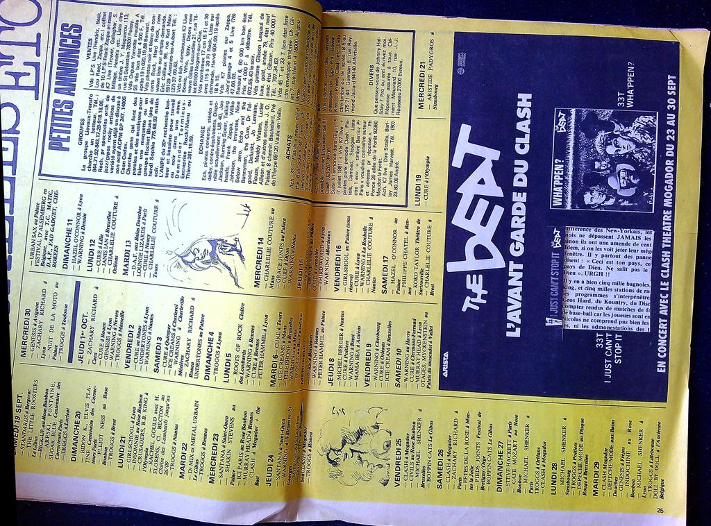 Magazine – Gig n°11 Octobre 1981 – Musique – Klaus Nomi Grace Jones