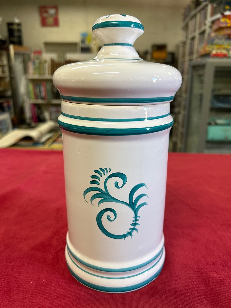 Pot à pharmacie Soloflex – Céramique décor vert