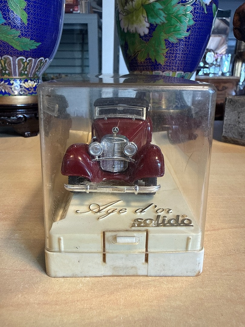 Voiture – Solido Mercedes 540k – Jouet – Modèle bordeaux