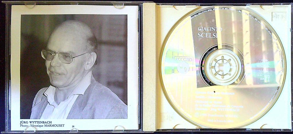 Cd Giacinto Scelsi – Accord – Musique – Musique contemporaine