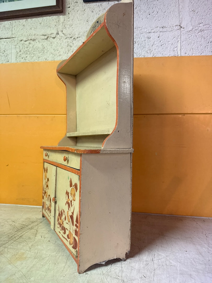 Meuble jouet Pour Choupette – Vaisselier en bois