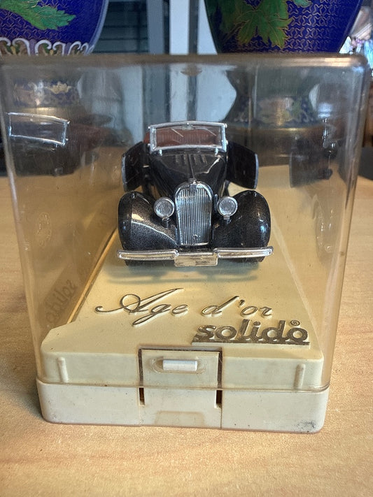 Voiture Miniature – Solido – Talbot T 23 – Cabrioler Noir Vintage