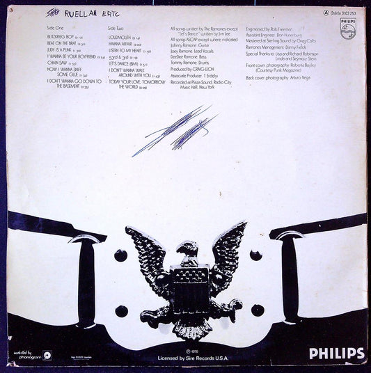 Vinyle Lp Ramones premier album Philips 1976