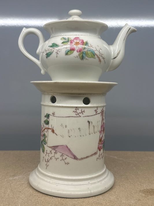 Tisanière – Sans Marque – Art De La Table – Motif Floral Vintage