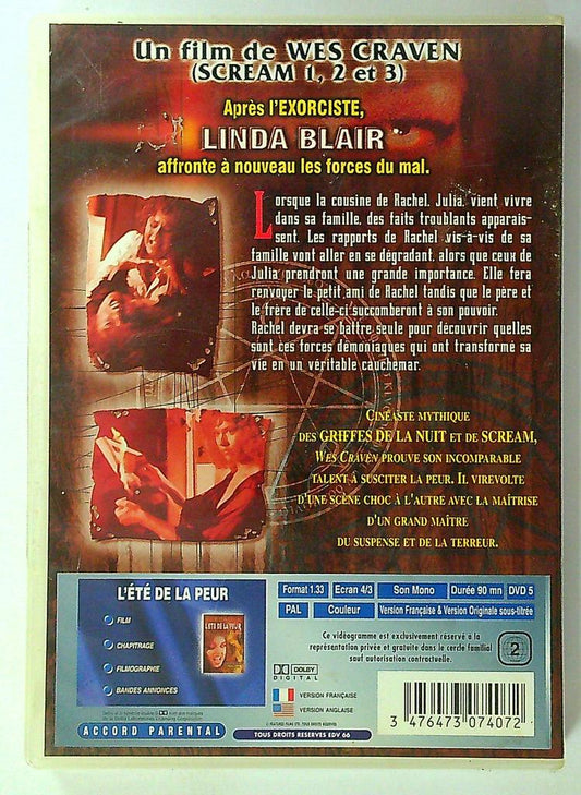 Dvd L'été de la peur Wes Craven Linda Blair horreur