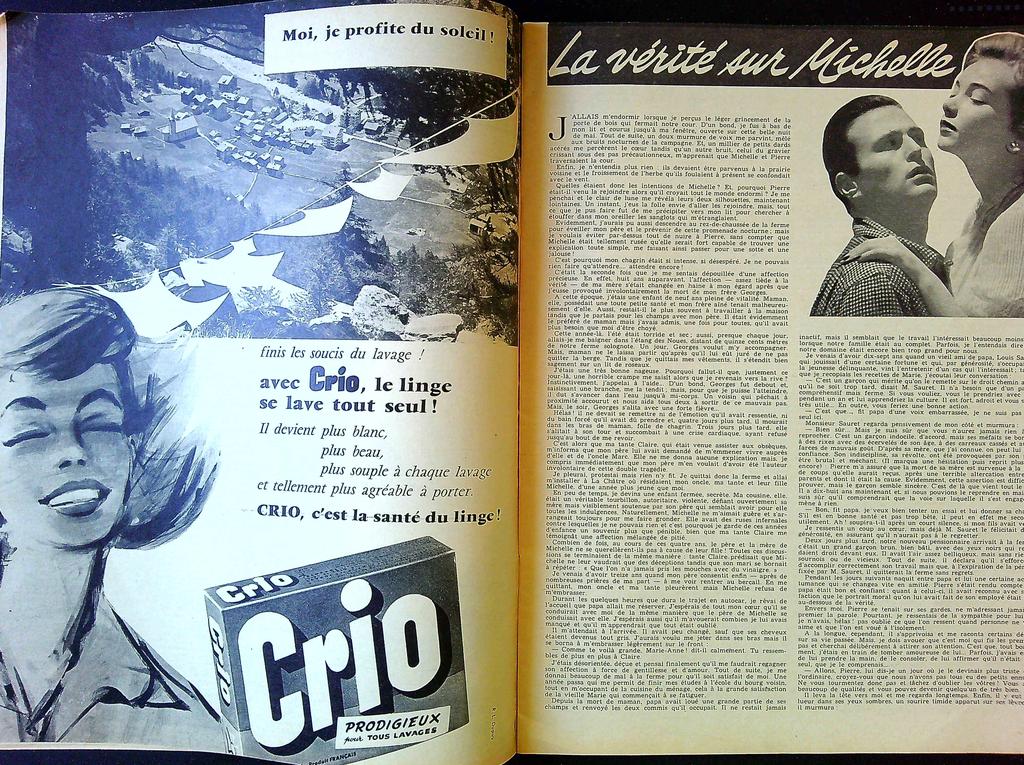 Magazine Nous Deux – N° 584 – Littérature – Roman-photos