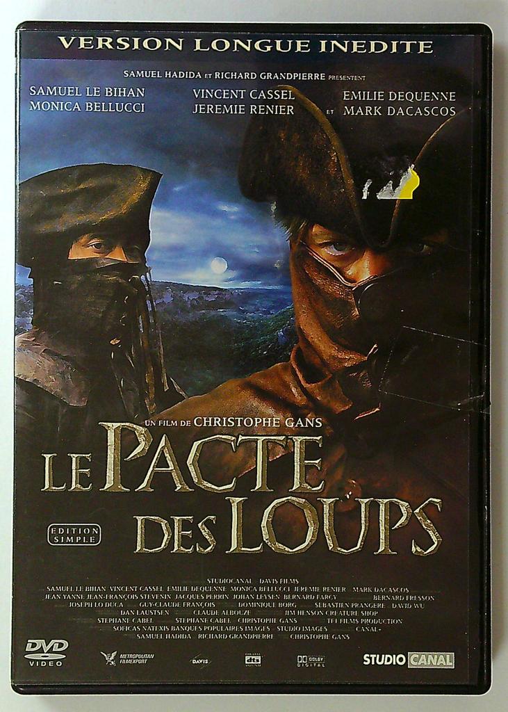 Dvd Le Pacte des Loups Version Longue Inédite