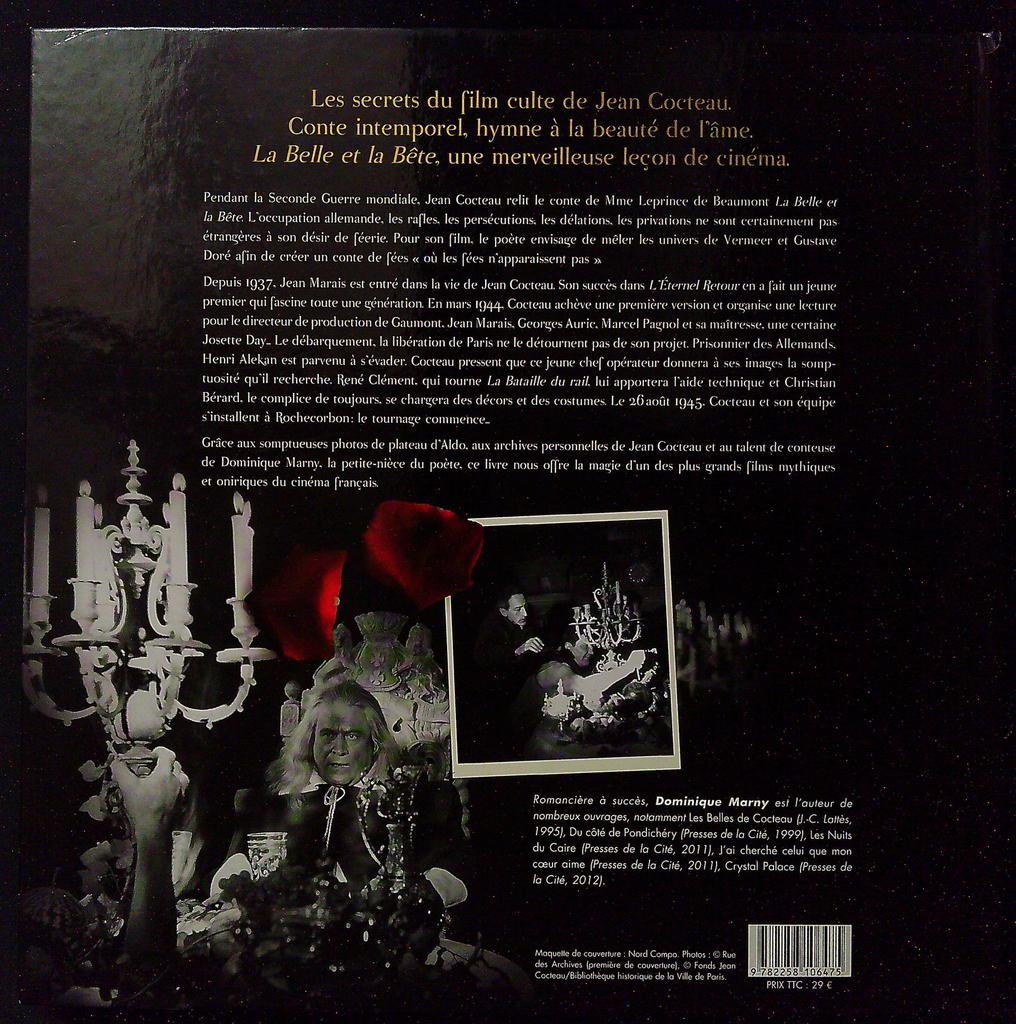 Livre Dominique Marny – La Belle et la Bête – Cinéma – Coulisses du tournage