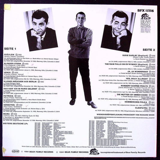 vinyle Chris Howland Fräulein Bear Family Records