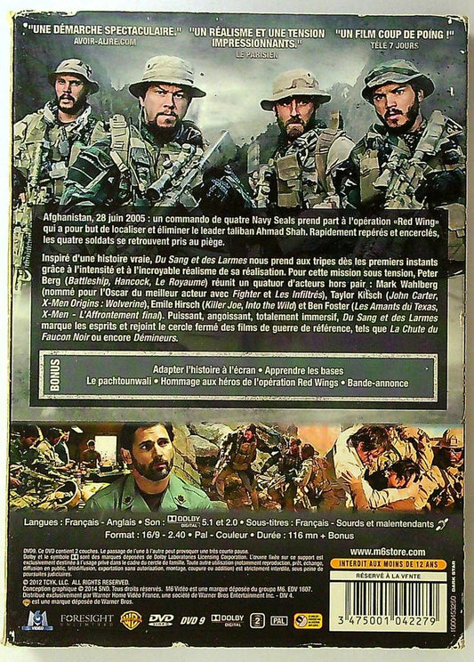 Dvd du Sang et des Larmes M6 Video Peter Berg