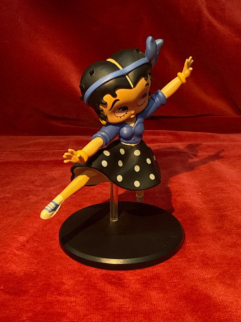 Figurine Betty Boop danseuse jupe à pois Fleischer Studios