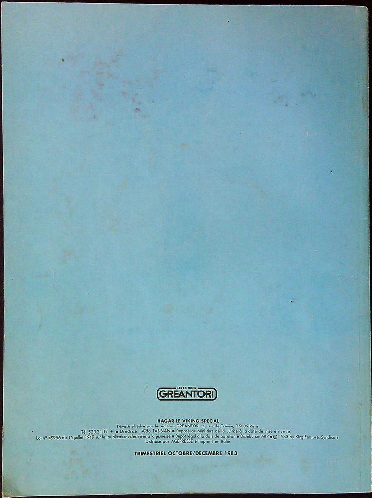 Bd – Hagar le Viking N°2 – Bd – Hagar et le basilic 1983