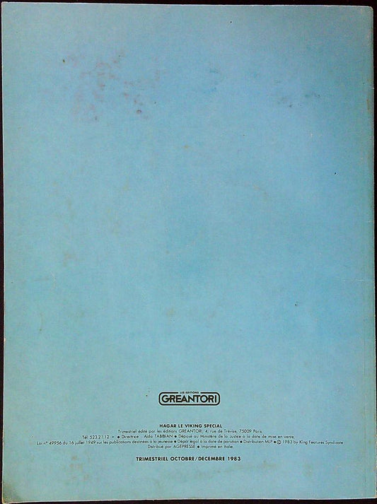 Bd – Hagar le Viking N°2 – Bd – Hagar et le basilic 1983