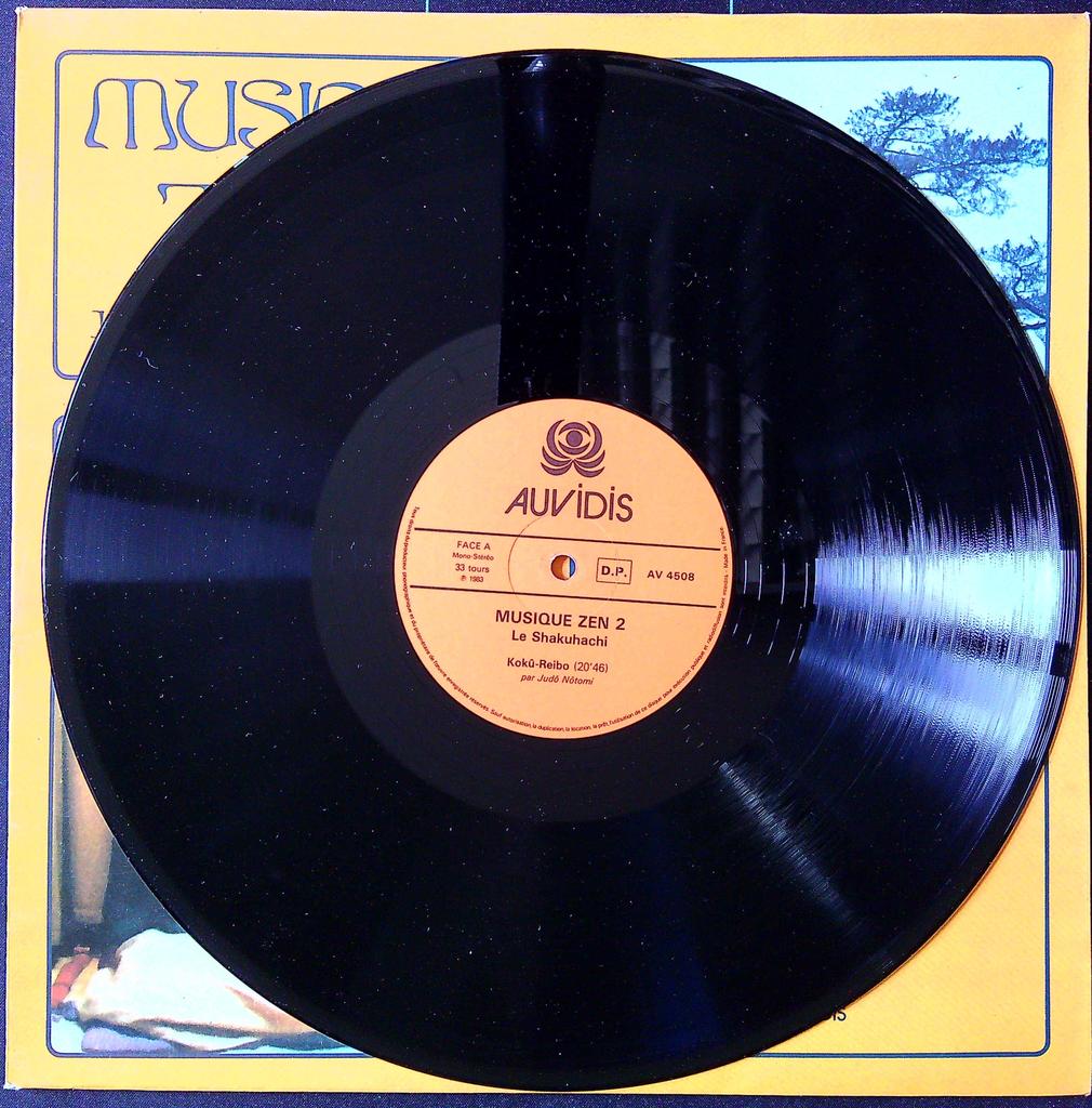 Vinyle – Auvidis Av 4508 – Musique – Japon Shakuhachi