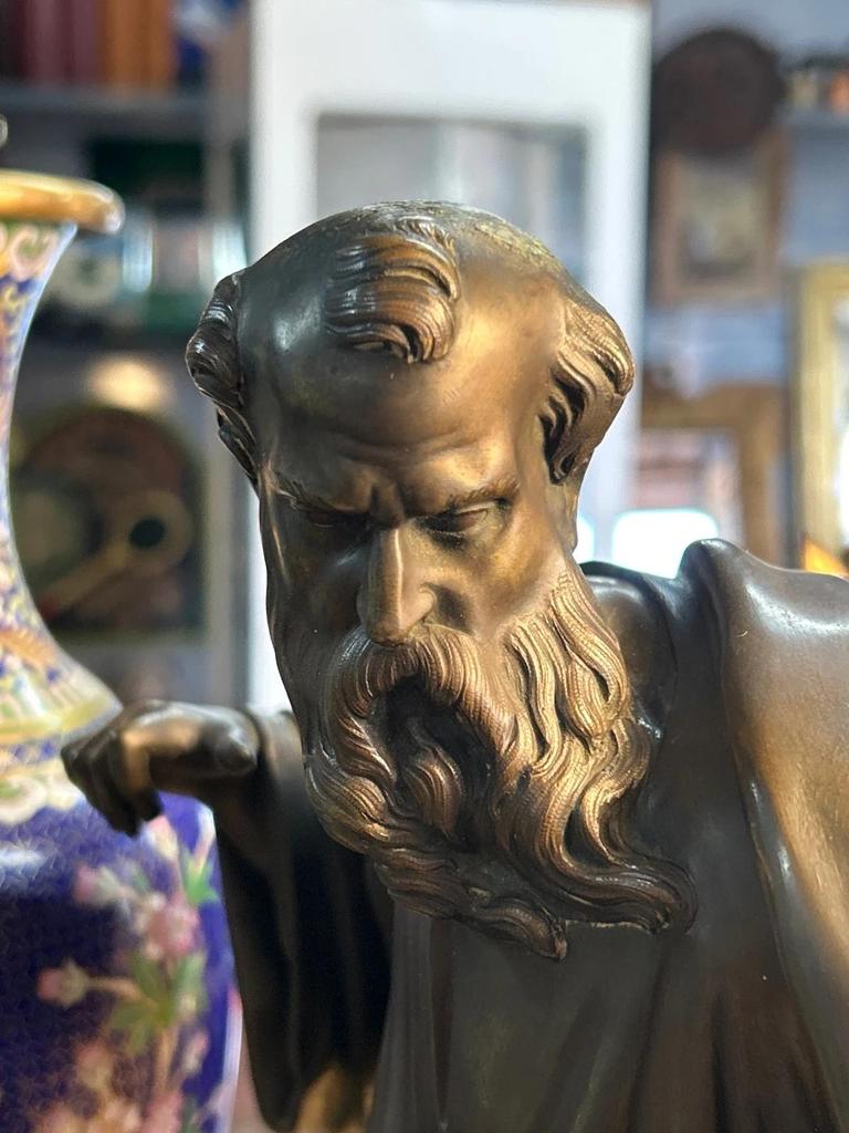Sculpture en bronze représentant Saint Paul L'apôtre