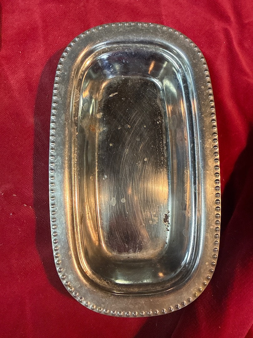 Beurrier – Denmark – Art de la table – Vintage métal argenté