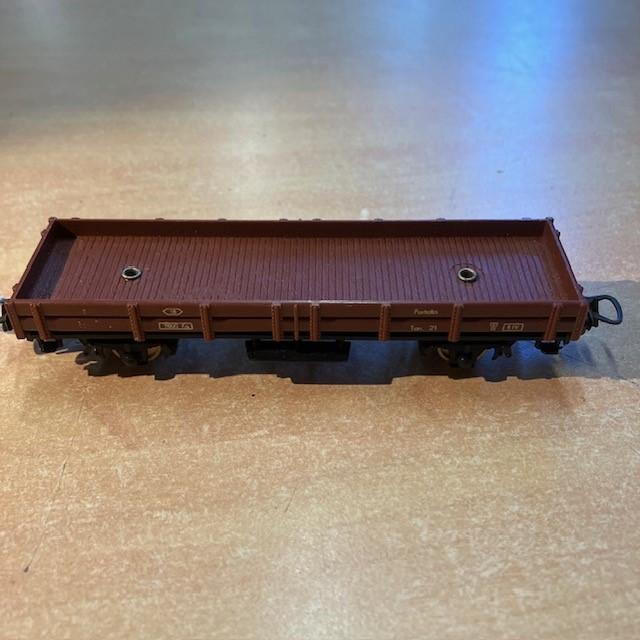 Wagon Plat Marchandises, Marquage Fs Italia, Riv