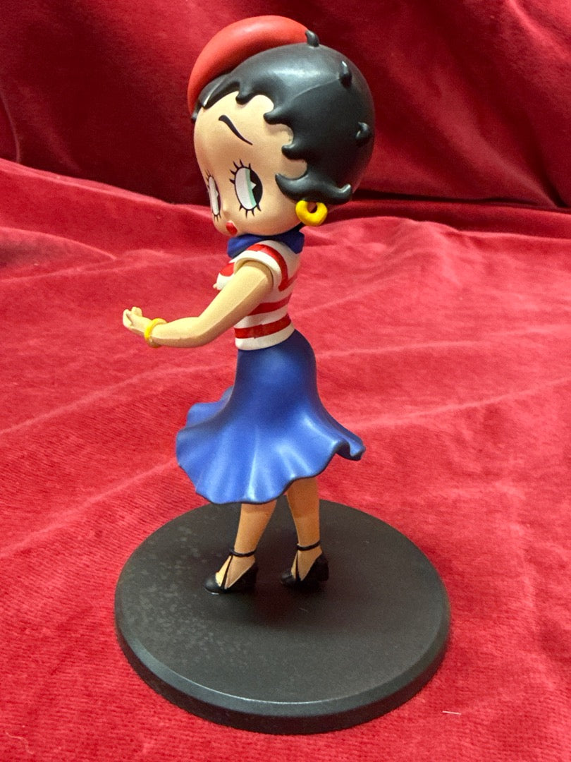 Figurine Betty Boop marinière béret rouge Fleischer Studios