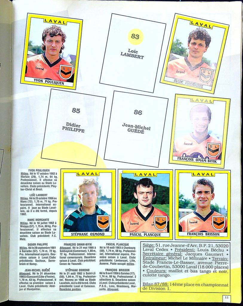 Album Panini Foot 89