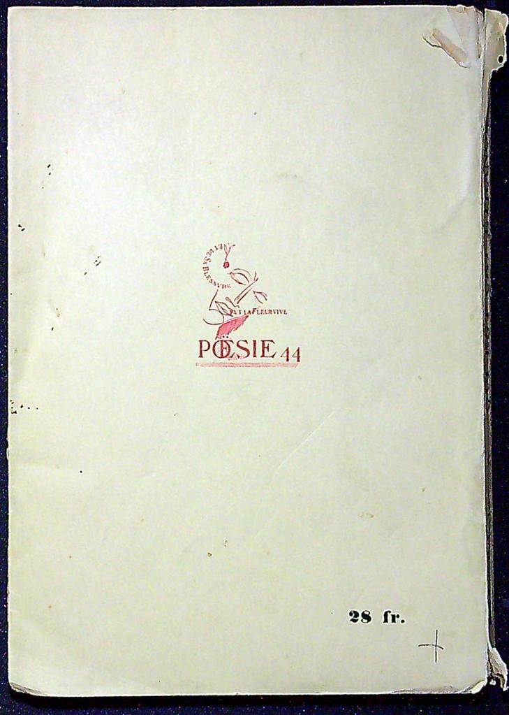 Livre – Elsa Triolet – Littérature – Édition originale 1944