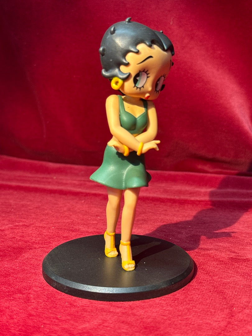 Figurine Betty Boop Fleischer Studios Robe Verte