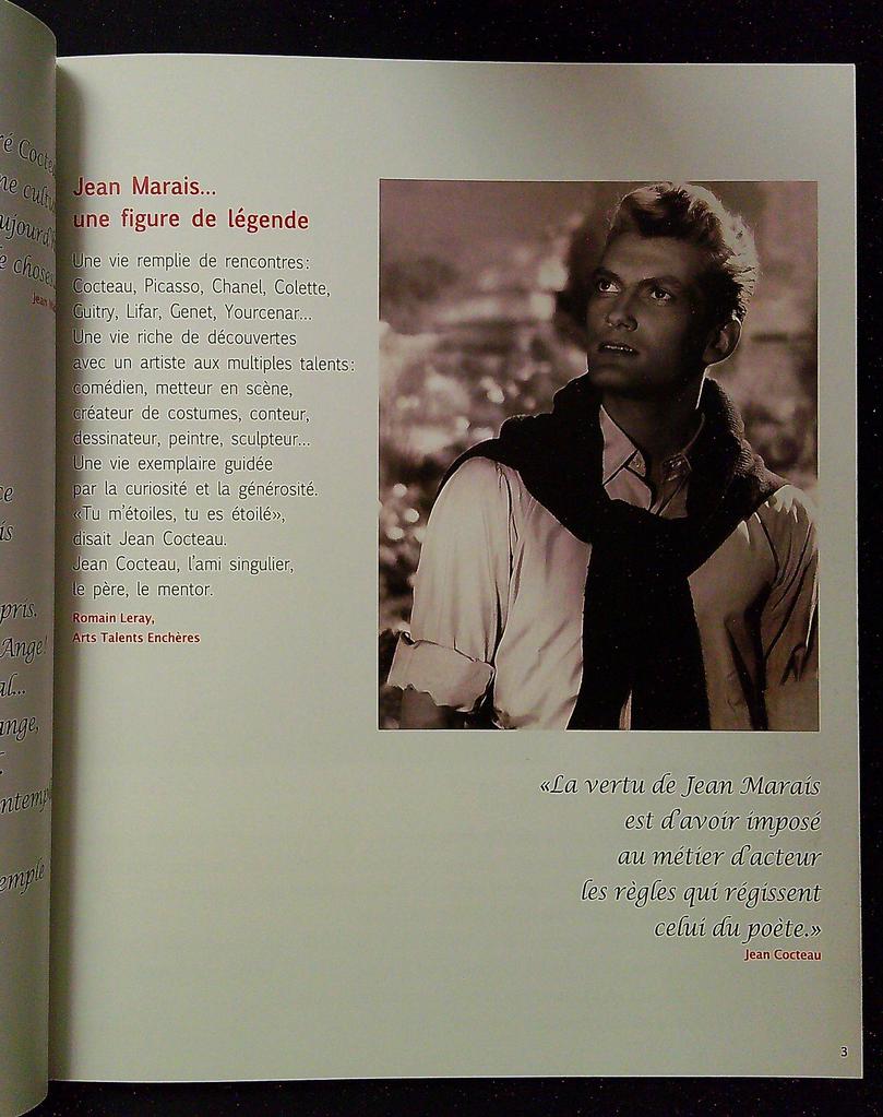 Catalogue – Cocteau Marais – Livre – Arts Talents