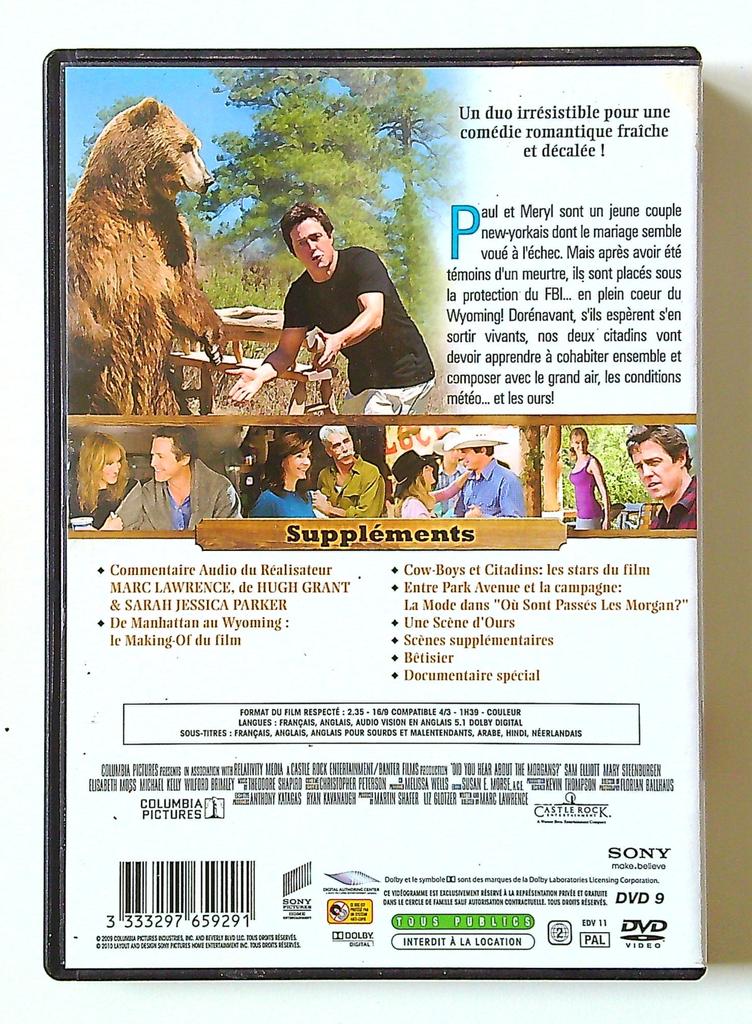 Dvd Où sont passés les Morgan ? comédie Hugh Grant