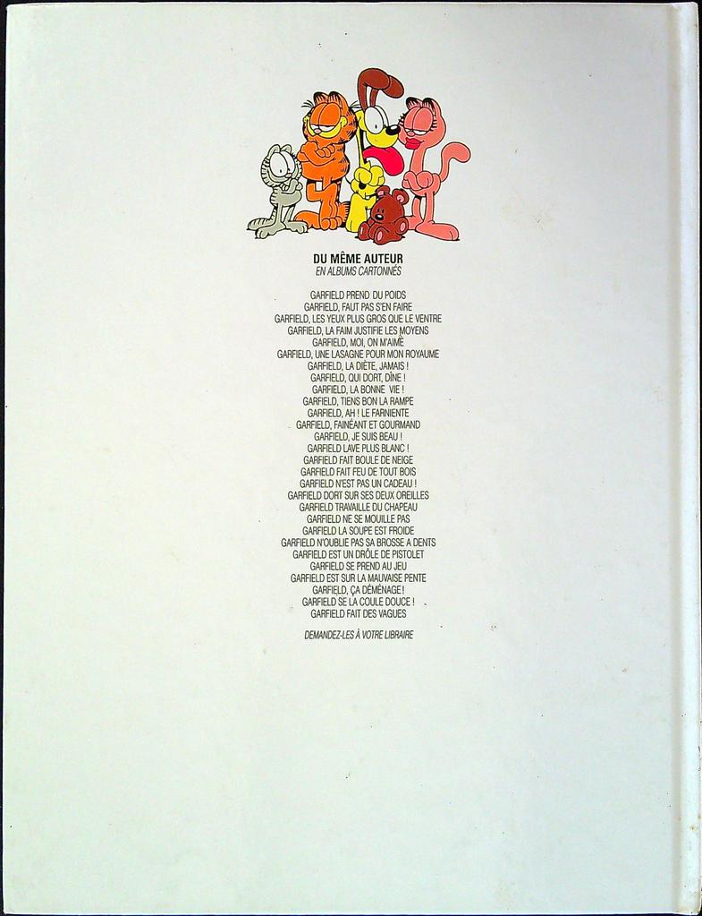 Bd Garfield – Jim Davis – Livres enfants – Se jette à l'eau