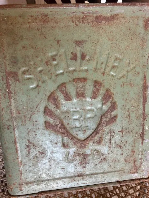 Ancien Bidon D'essence Shell Mex Bp Ltd