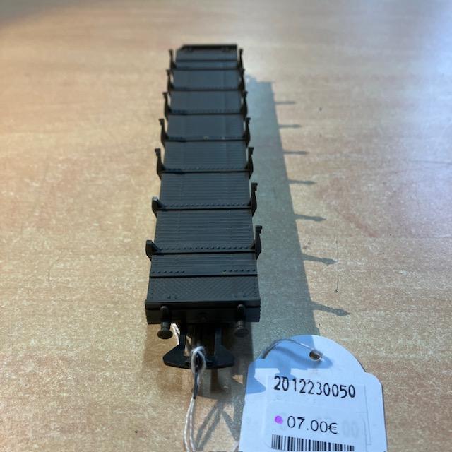 Wagon Plat Jouef Marchandises, Attelage A Croc, Marquage Sncf 4 Rryw 418521