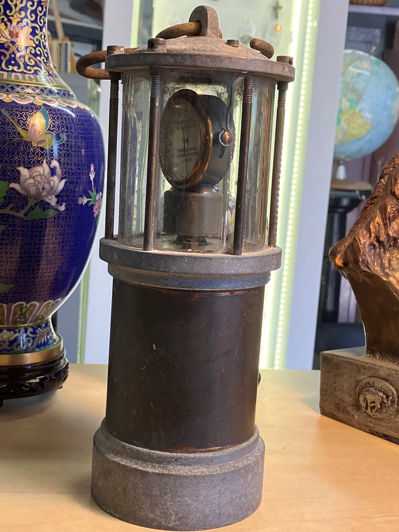 Indicateur Co2 – International Gas Detectors – Ornement – Vintage Leeds style Lampe de Mineur