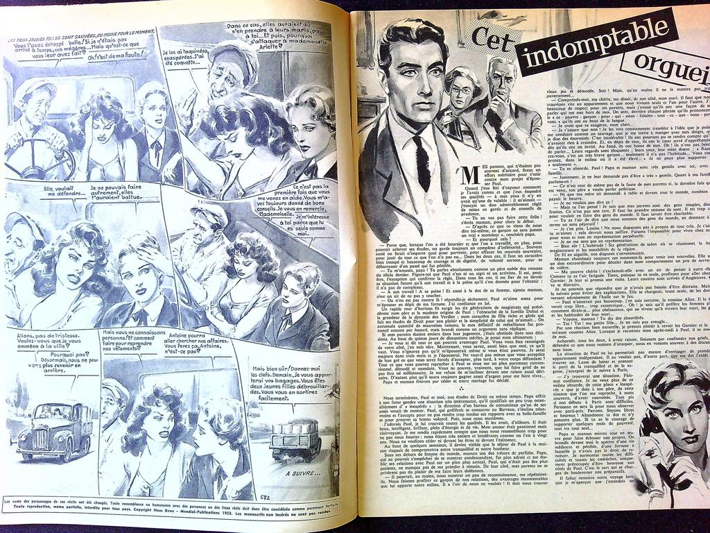 Magazine – Nous Deux N° 582 – Littérature – Roman vintage