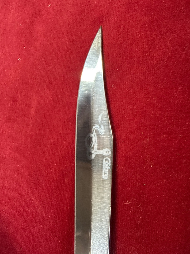 Couteau pliant Cobra – Avec étui en cuir