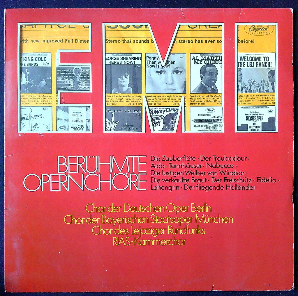 vinyle Berühmte Opernchöre Emi Electrola Classique