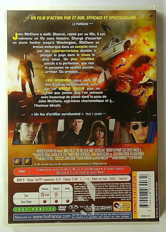 Dvd Die Hard 4 Retour en Enfer Bruce Willis