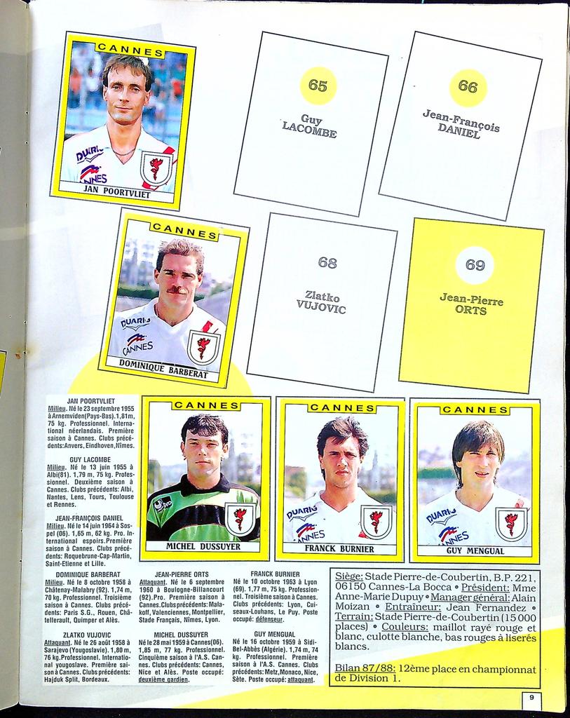 Album Panini Foot 89