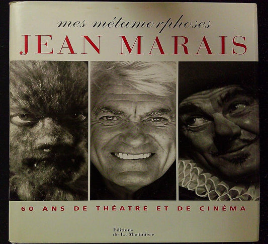 Livre Jean Marais – Mes métamorphoses – Cinéma – Illustré