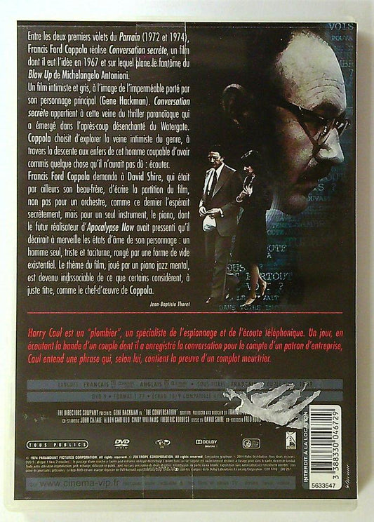 Dvd Conversation Secrète Francis Ford Coppola