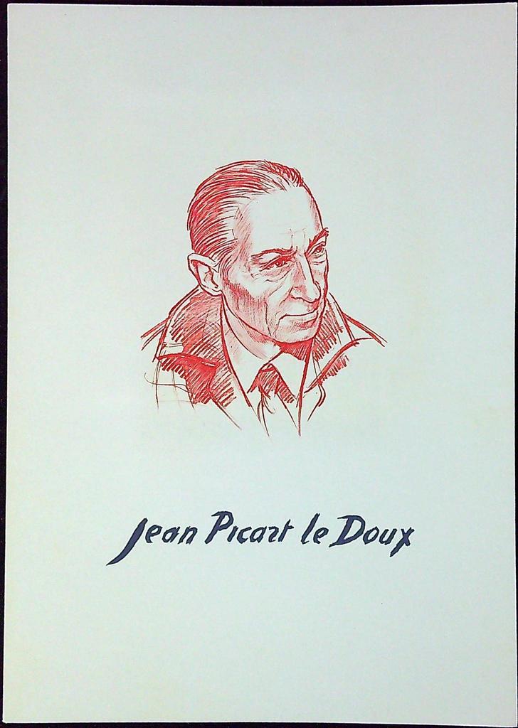 Jean Picart Le Doux Enveloppe Dépliant Timbre 1er jour Encart Fdc Yvert et Tellier