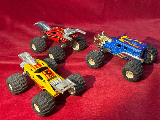 Vehicule Miniature Monster Truck Majorette Lot De trois
