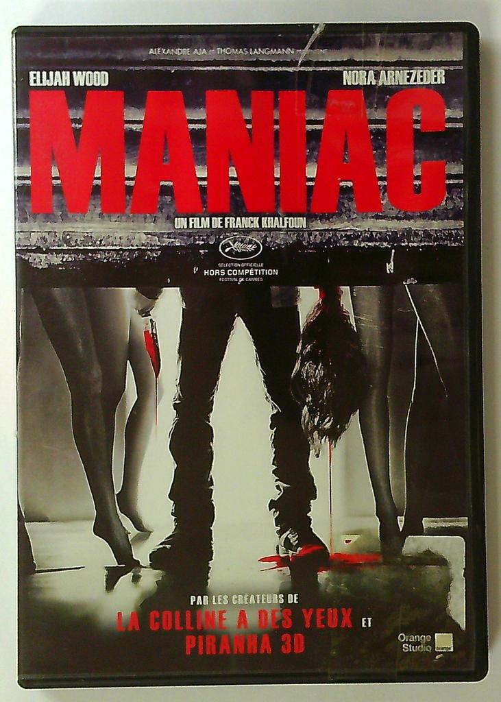 dvd Maniac Elijah Wood Orange Studio Film Horreur
