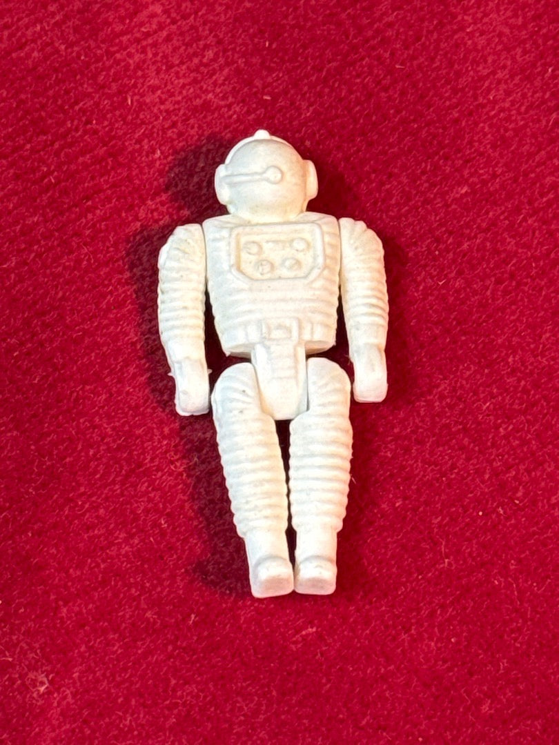 Mini Figurine Astronaute – Vintage – Jouet – Plastique blanc