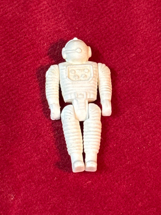 Mini Figurine Astronaute – Vintage – Jouet – Plastique blanc