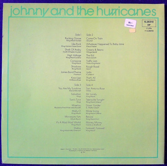 johnny and the Hurricanes - Legends of Rock Vol.2 - 2 Lp