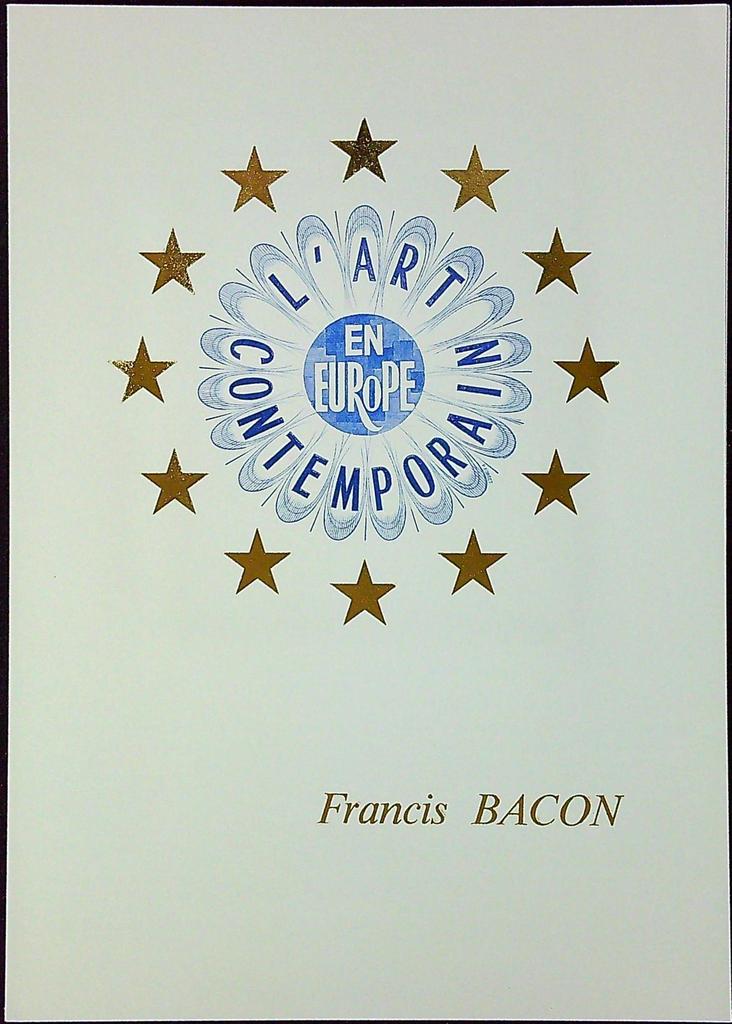 Francis Bacon Art Contemporain Enveloppe Dépliant Timbre 1er jour Encart Fdc Yvert et Tellier