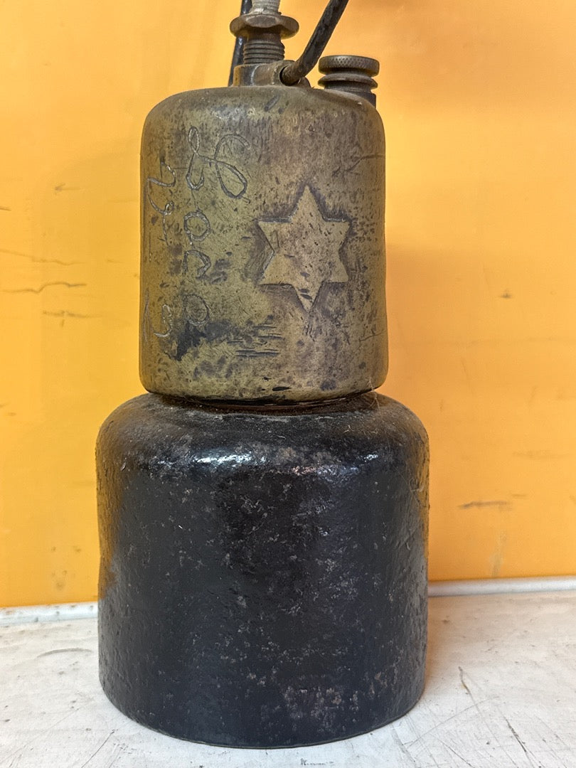 Lampe ancienne – Lampe à carbure vintage