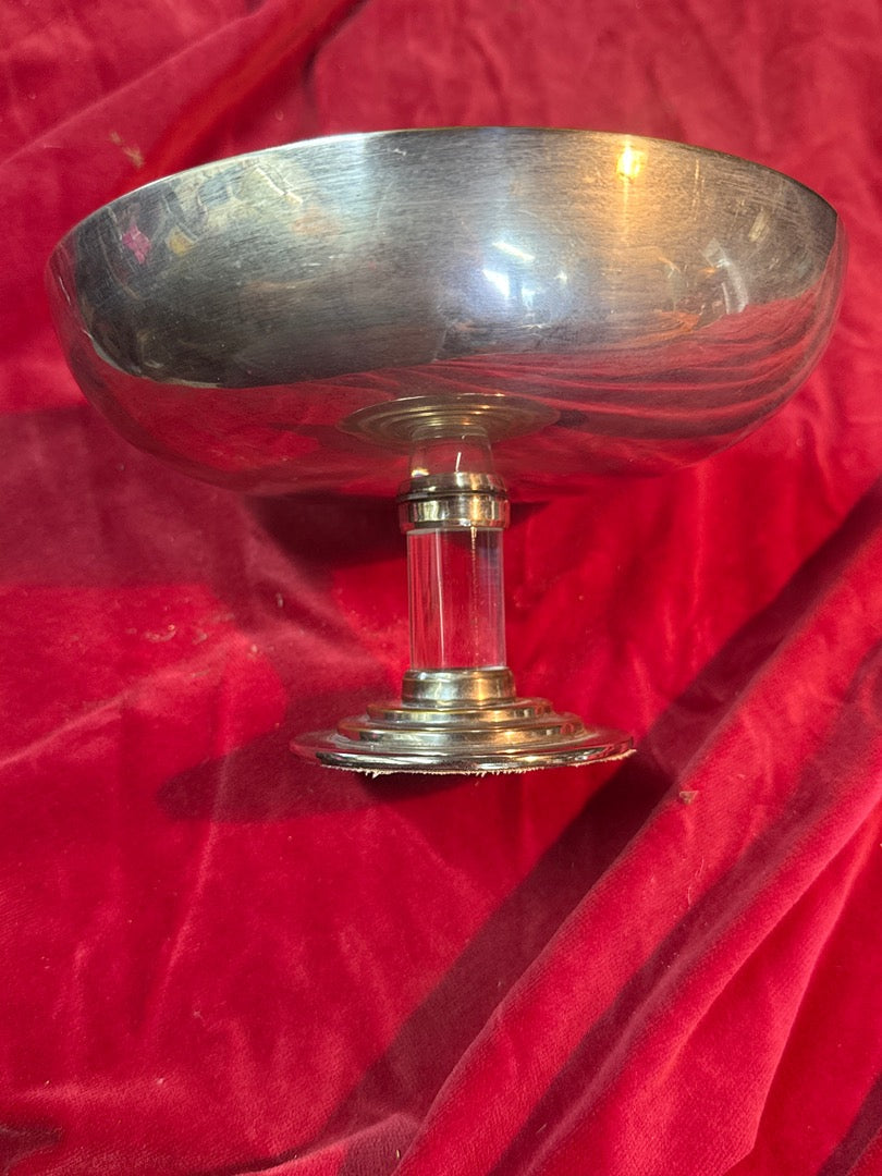 Coupe sur pied – Art Déco – Art de la table – Métal argenté